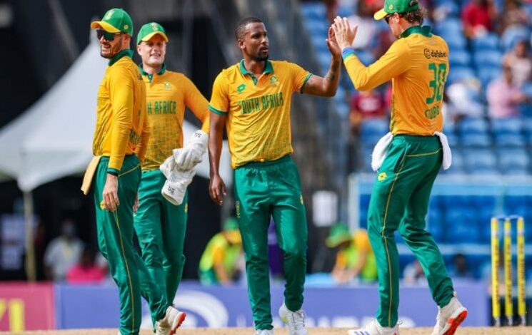 Aiden Markram thrashed the West Indies bowlers, leading South Africa to a 9-wicket win in the first T20.